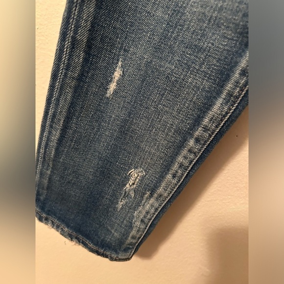 Moussy Vintage Li Howa Jeans 27 Distressed Stretch Light Wash Japan - Picture 6 of 16